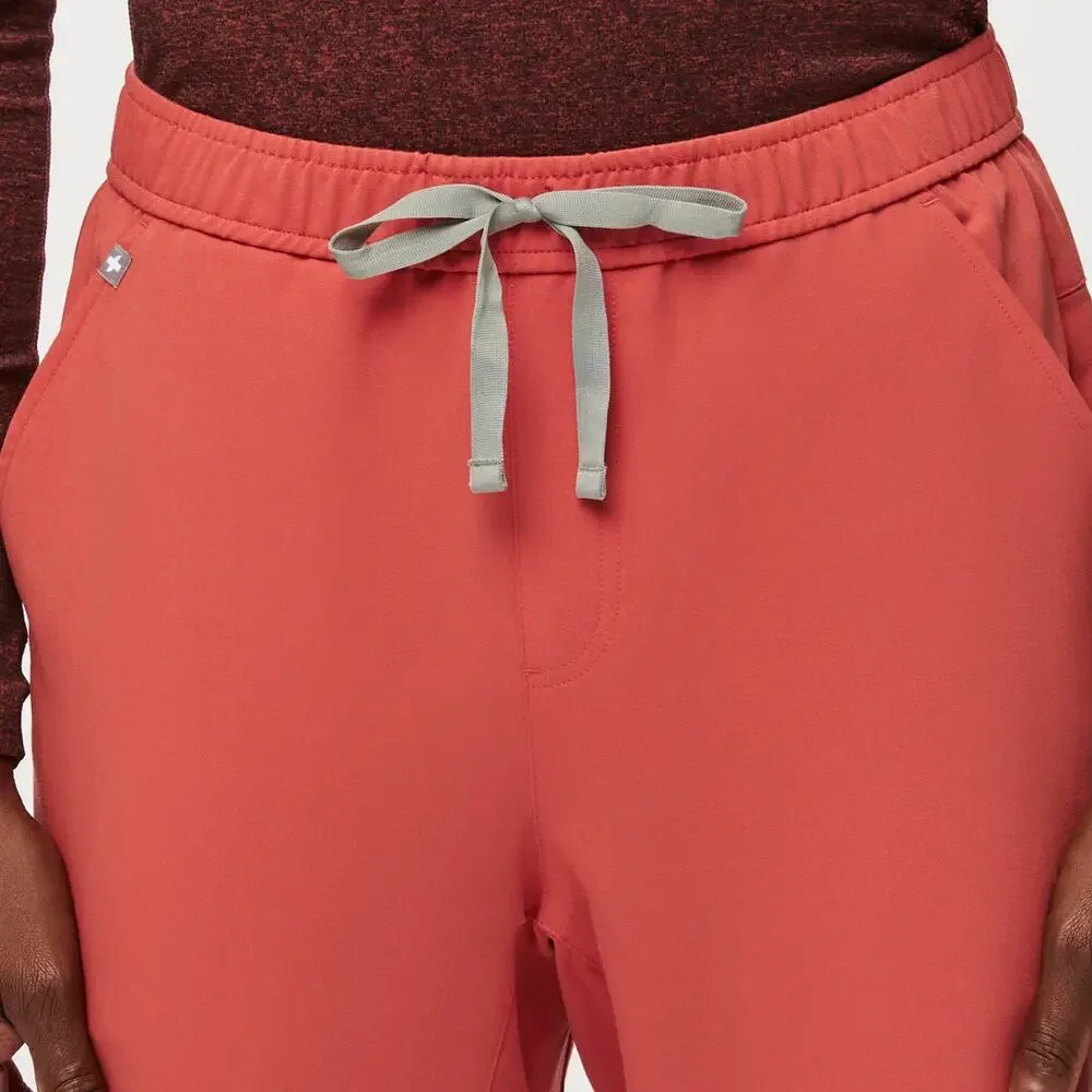 FIGS Tansen Jogger Scrub Pant Clay‎ Coral XS